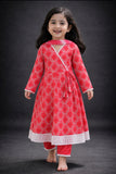 Angarakha kurti pajama and dupatta set-S1341