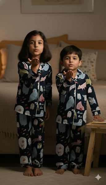 Unisex Cotton Night Suit-S665