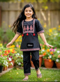 CO-ORD SET WITH YOG WORK-S600