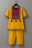 CO-ORD SET WITH YOG WORK-S700