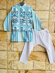 BOY KURTA PAJAMA AND JACKET SET-S1962