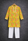 Cotton Kurta Pajama Set 🟡-S325