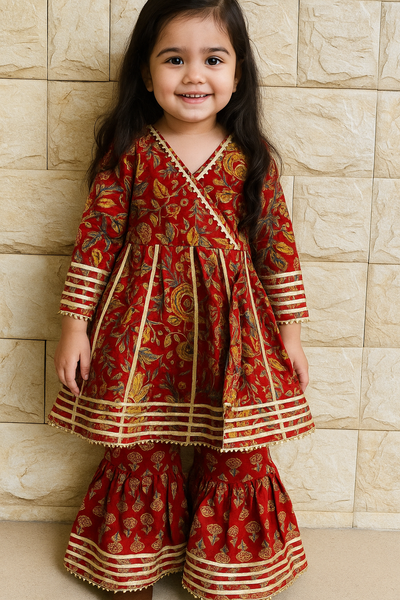 Kurti Sharara Set-S190