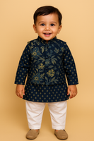 KURTA PAJAMA AND JACKET SET-S294