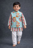 Kurta Pajama And Jacket Set-S2416