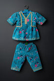 Cotton co-ord set 🔵-S612