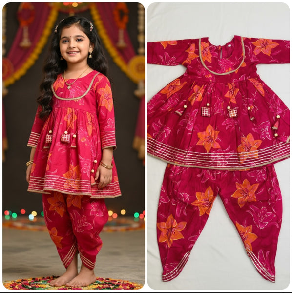 Kurti Dhoti Set-S2352