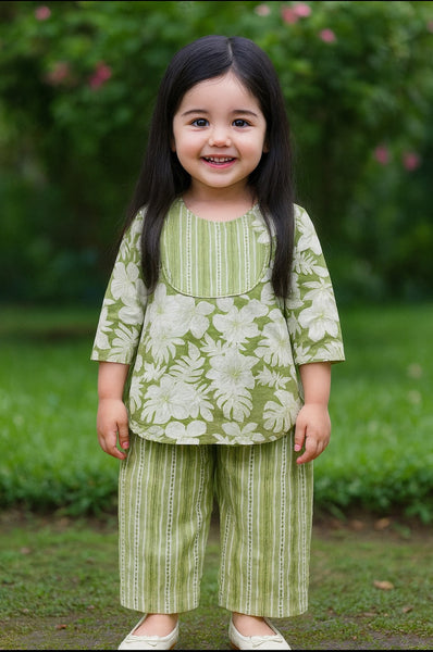KURTI AND PAJAMA SET-S1184