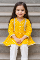 Nyra Cut Cotton kurti and pant Set-S2229