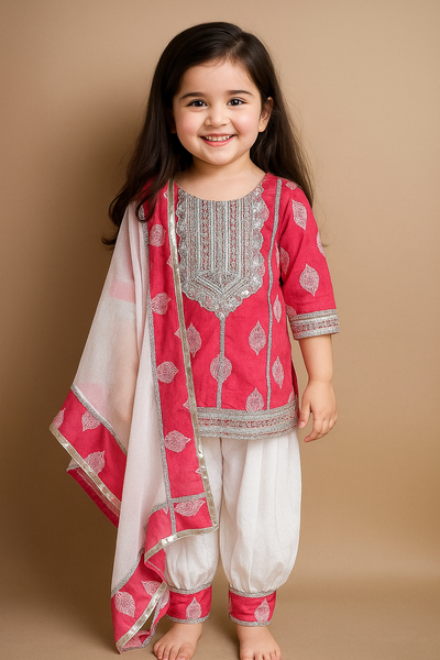Kurti Dhoti And Patiala Set