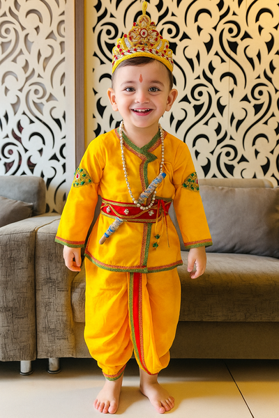 KANHA DRESS WITH ACCESORIES