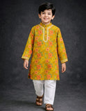 Cotton Kurta Pajama Set 🟡-S325