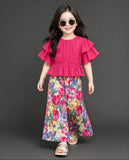 Crop Top And Plazzo Set-S2306