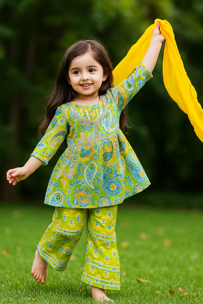 KURTI PANT AND DUPATTA SET-S208