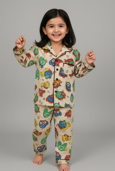Unisex Cotton Night Suit-S1174