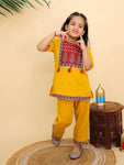 CO-ORD SET WITH YOG WORK