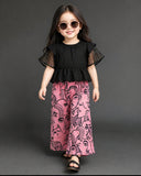 Crop Top And Plazzo Set-S2306