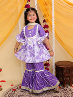 KURTI SHARARA AND DUPATTA SET-S1393