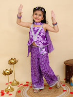 Plazzo Top with Dupatta-S252