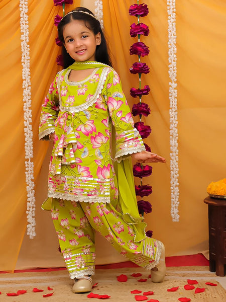 KURTI DUPATTA AND FARSI SALWAR