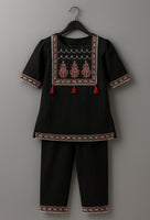 CO-ORD SET WITH YOG WORK-S600