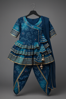 KURTI DHOTI AND DUPATTA SET-S1062