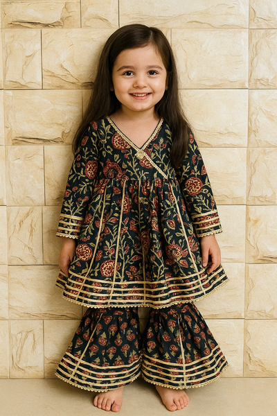 Kurti Sharara Set-S191