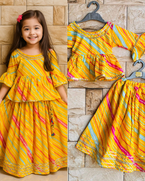Cotton lehanga choli set 💛-S428