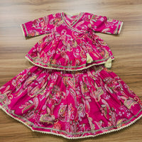 Angarakha Kurti And Skirt Set-S1032