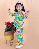 Co-ord set with belt-S147
