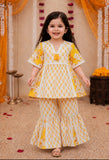 STYLISH KURTI AND SHARARA SET-S2333