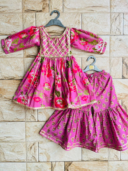 Kurti Sharara Set 🌷-S974