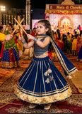 Navratri LEHANGA CHOLI AND DUPATTA SET-💙S3100