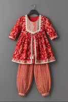AFGANI PEPLUM SET-S1201