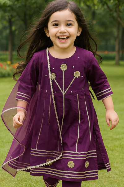 Anarkali Suit with Dupatta