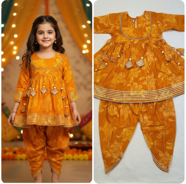 Kurti Dhoti Set-S2351