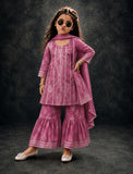 COTTON KURTI SHARARA AND DUPATTA SET-S2162