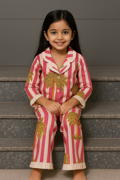 Unisex Cotton Night Suit-S249