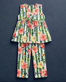 Sleeveless Co-ord set 💚-S2156