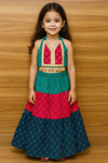 Girl halter neck with lehanga 🌸💠-S690