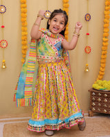 Heavy Cotton Lehanga Choli And Dupatta Set