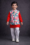 Kurta Pajama And Jacket Set-S1129