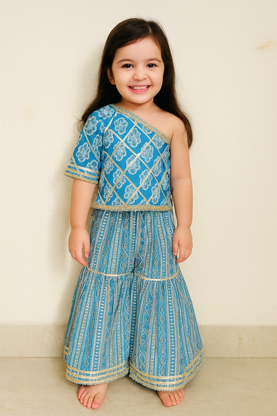 Kurti and sharara set-S1999