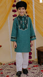 Katha kurta and cotton pajama set-S2298