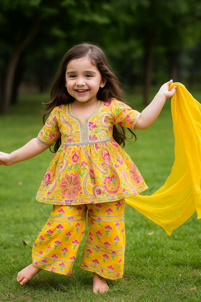 KURTI PANT AND DUPATTA SET-S210