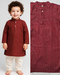 Cotton Lurex kurta and Pajama Set