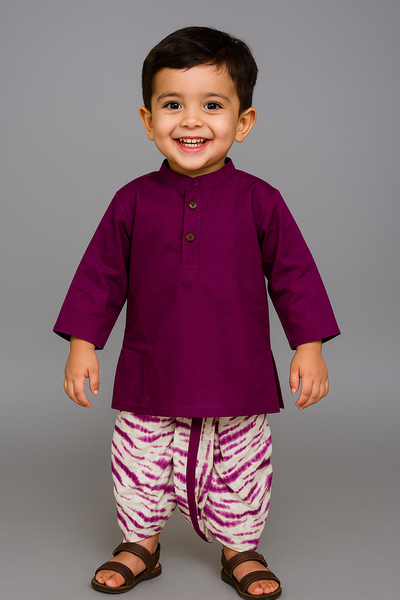 Dhoti Kurta Set 🟪-S9