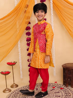 KURTA PAJAMA AND ATTACHED JACKET SET-S745
