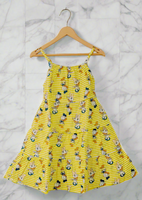 Cotton frock with elastic-S1254