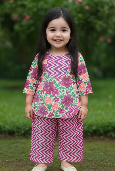 KURTI AND PAJAMA SET-S1182